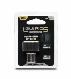 LiquiRigs Booster Cylinders -Aanbiedingen Fischköder Winkel liquid booster cylinder black clear