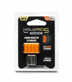LiquiRigs Booster Cylinders -Aanbiedingen Fischköder Winkel liquid booster cylinder orange clear