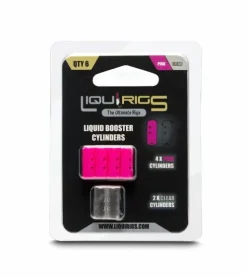 LiquiRigs Booster Cylinders -Aanbiedingen Fischköder Winkel liquid booster cylinder pink clear