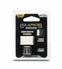 LiquiRigs Booster Cylinders -Aanbiedingen Fischköder Winkel liquid booster cylinder white clear