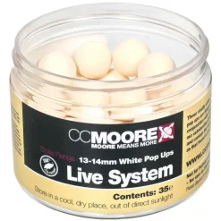 CC Moore Live System White Pop Ups 13-14 Mm