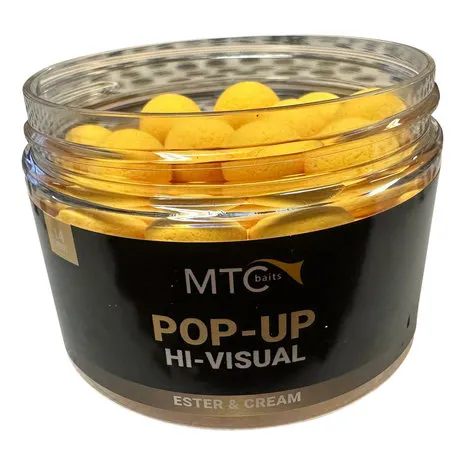 MTC Baits Ester & Cream Pop-Ups Hi-Visual 3 MTC Baits Ester & Cream Pop-Ups Hi-Visual