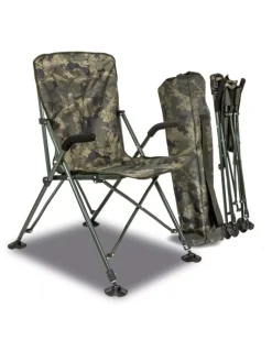 Solar Tackle Solar Undercover Camo Foldable Easy Chair High