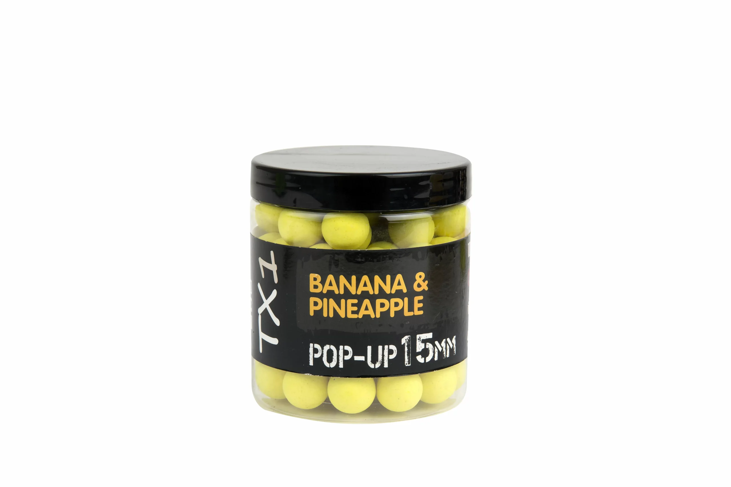 Shimano TX1 Banana & Pineapple Pop Ups Fluoro Yellow 15mm 3 Shimano TX1 Banana & Pineapple Pop Ups Fluoro Yellow 15mm